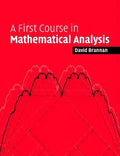 First Course Mathematical Analysis - Paperback
