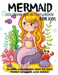Mermaid Coloring and Activity Book for Kids - Paperback