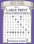 New Stand Circle a Word Vol.6: Large Print 100 Random Puzzles - Paperback