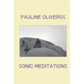 Sonic Meditations - Paperback