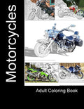 Motorcycles: Adult Coloring Book - Paperback
