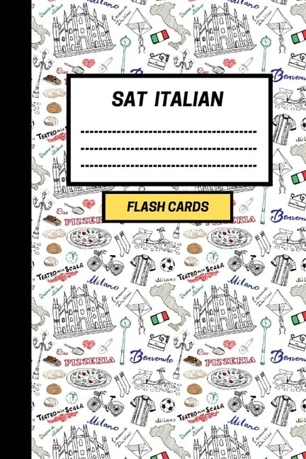 SAT Italian: Create your own SAT Italian vocabulary Flash cards. Includes Spaced Repetition and Lapse Tracker (480 cards) - Paperback
