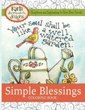 Simple Blessings: Coloring Designs to Encourage Your Heart - Paperback
