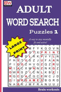 ADULT WORD SEARCH Puzzles 1 - Paperback