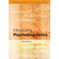 Introducing Psycholinguistics - Paperback