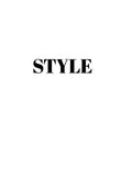 Style: Hardcover White Decorative Book for Decorating Shelves, Coffee Tables, Desk, Bookcase, Living Room, Office, Home Accents - Hardcover