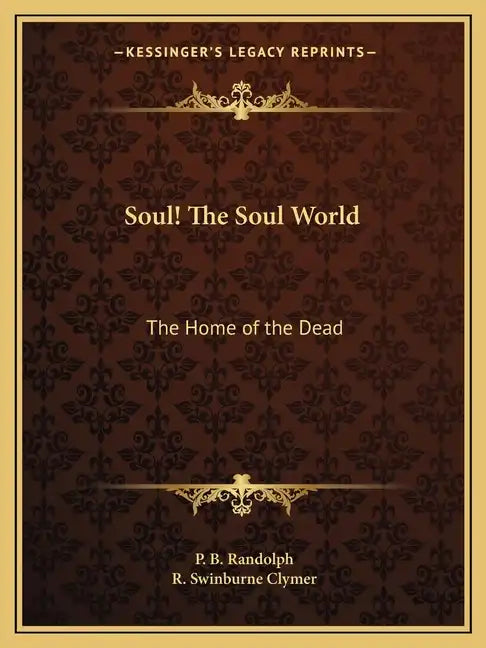 Soul! the Soul World: The Home of the Dead - Paperback