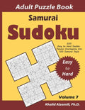 Samurai Sudoku Adult Puzzle Book: 500 Easy to Hard Sudoku Puzzles Overlapping into 100 Samurai Style: Keep Your Brain Young - Paperback