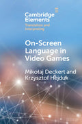 On-Screen Language in Video Games - Paperback