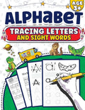 Alphabet Tracing Letters And Sight Words: Handwriting Practice Workbook Preschool - Learn To Write The Alphabet Kindergarten Pre K, Kids Ages 3-5 Read - Paperback