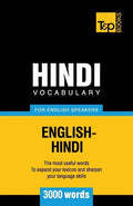Hindi vocabulary for English speakers - 3000 words - Paperback