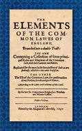 The Elements of the Common Laws of England (1630) - Hardcover