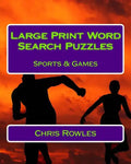 Large Print Word Search Puzzles Sports & Games - Paperback