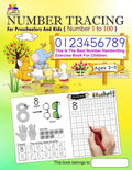 Number Tracing Book for Preschoolers and Kids Ages 3-5 Number 1 to 100: The Best Number Handwriting Exercise Book for Children - Paperback