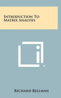 Introduction To Matrix Analysis - Hardcover