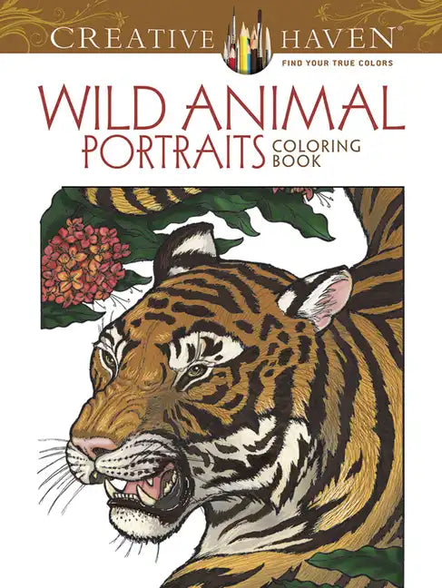 Creative Haven Wild Animal Portraits Coloring Book - Paperback