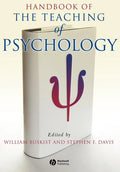 Handbook of the Teaching of Psychology - Paperback