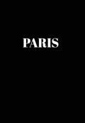 Paris: Hardcover Black Decorative Book for Decorating Shelves, Coffee Tables, Home Decor, Stylish World Fashion Cities Design - Hardcover