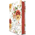 Biblia Rvr 1960 Letra Grande Tamaño Manual, Hc, Flores Rosadas Y Cantos Pintados / Spanish Bible Rvr 1960 Handy Size Large Print with Flowers and Spra - Hardcover