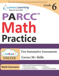 PARCC Test Prep: 6th Grade Math Practice Workbook and Full-length Online Assessments: PARCC Study Guide - Paperback