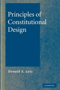Principles of Constitutional Design - Paperback