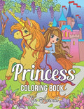 Princess Coloring Book: Great Coloring Book for Adults Relaxation and Stress Relief - Paperback