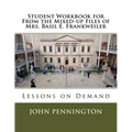 Student Workbook for From the Mixed-up Files of Mrs. Basil E. Frankweiler: Lessons on Demand - Paperback