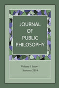 Journal of Public Philosophy - Paperback
