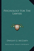 Psychology for the Lawyer - Paperback