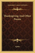 Thanksgiving and Other Poems - Paperback