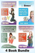 Freaking Idiots Guides 4 Book Bundle Ebay Fiverr Kindle & Public Domain - Paperback