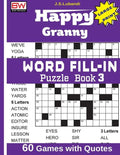 Happy Granny WORD FILL-IN Puzzle Book 3 - Paperback