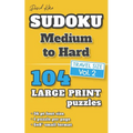 David Karn Sudoku - Medium to Hard Vol 2: 104 Puzzles, Travel Size, Large Print, 36 pt font size, 1 puzzle per page - Paperback