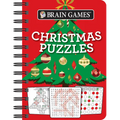 Brain Games - To Go - Christmas Puzzles (Christmas Tree Cover): Volume 1 - Spiral