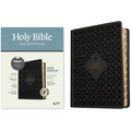 KJV Wide Margin Bible, Filament Enabled (Hardcover Leatherlike, Ornate Tile Black, Indexed, Red Letter) - Imitation Leather