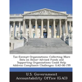 Tax-Exempt Organizations: Collecting More Data on Donor-Advised Funds and Supporting Organizations Could Help Address Compliance Challenges: Gao - Paperback