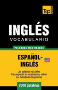 Vocabulario español-inglés americano - 7000 palabras más usadas - Paperback