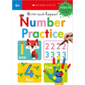 Write-And-Repeat Number Practice: Scholastic Early Learners (Write-And-Repeat) - Paperback