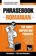 English-Romanian phrasebook and 250-word mini dictionary - Paperback