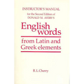 English Words Instructor's Manual - Paperback
