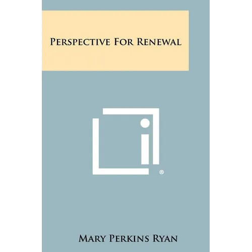 Perspective for Renewal - Paperback