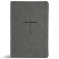 CSB Personal Size Giant Print Bible, Digital Study Edition, Charcoal Suedesoft Leathertouch - Imitation Leather