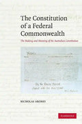 The Constitution of a Federal Commonwealth - Paperback