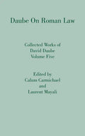 Daube on Roman Law - Hardcover