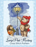 LampPost Meeting Cross Stitch Pattern - Paperback