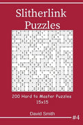 Slitherlink Puzzles - 200 Hard to Master Puzzles 15x15 Vol.4 - Paperback