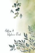 Address and Telephone book: Beautiful Floral Notebooks for Keeping Track of Addresses, Email, Mobile, Work & Home Phone Numbers - Paperback
