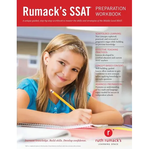 Rumack's SSAT Preparation Workbook: Study guide and practice questions to master the Middle Level SSAT - Paperback