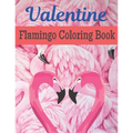 Valentine Flamingo Coloring Book - Paperback