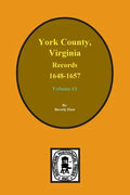 Records of York County, Virginia 1648-1657. (Vol. #3) - Paperback